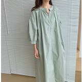 シンプルVネック中長袖ワンピース | Ulysses | 詳細画像5 