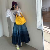 パッチワークAラインデニムスカート | Ulysses | 詳細画像7