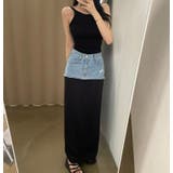 ポケットデニムパッチワークスカート | Ulysses | 詳細画像2 