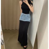 ポケットデニムパッチワークスカート | Ulysses | 詳細画像3 