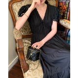 Vネックジャカード半袖ワンピース | Ulysses | 詳細画像3 