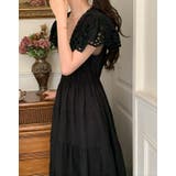 Vネックジャカード半袖ワンピース | Ulysses | 詳細画像7 