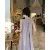 バック中空クルーネック袖なしワンピース | Ulysses | 詳細画像2