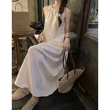 バック中空クルーネック袖なしワンピース | Ulysses | 詳細画像6