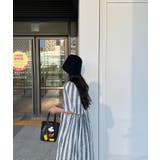 シンプルクルーネックストライプ柄ワンピース | Ulysses | 詳細画像1