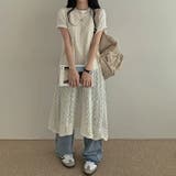 バック中空クルーネック袖なしニットワンピース | Ulysses | 詳細画像3