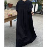 クルーネックプリーツクルーネックワンピース | Ulysses | 詳細画像1 