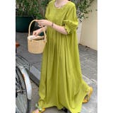 クルーネックプリーツクルーネックワンピース | Ulysses | 詳細画像12 