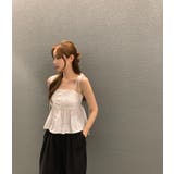 バックシャーリングティアードキャミトップス | Ulysses | 詳細画像6
