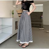 リボンチェック柄ワイドレッグ | Ulysses | 詳細画像5 