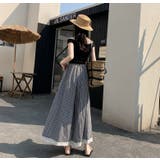 リボンチェック柄ワイドレッグ | Ulysses | 詳細画像7 