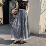 リボンチェック柄ワイドレッグ | Ulysses | 詳細画像8 