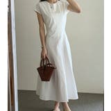 バックリボンジップスポケットクルーネックワンピース | Ulysses | 詳細画像2