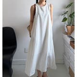 バックパンチングレース袖なしワンピース | Ulysses | 詳細画像2 