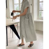 ストライプ柄ボタンダウン半袖ワンピース | Ulysses | 詳細画像3 