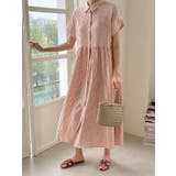 ストライプ柄ボタンダウン半袖ワンピース | Ulysses | 詳細画像8 