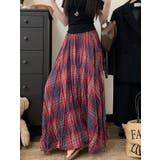 チェック柄ハイウエストロングスカート | Ulysses | 詳細画像4 