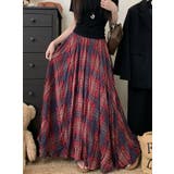 チェック柄ハイウエストロングスカート | Ulysses | 詳細画像5 