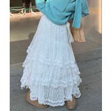 レイヤードチュール切り替えAラインスカート | Ulysses | 詳細画像4 