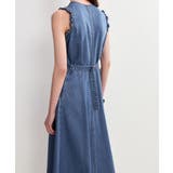 シングルブレストバックリボンデニムワンピース | Ulysses | 詳細画像2 