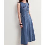 シングルブレストバックリボンデニムワンピース | Ulysses | 詳細画像9 