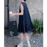 クルーネック袖なし刺繍デニムワンピース | Ulysses | 詳細画像7 