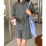 スタンドカラージップストップス+ショートパンツセットアップ | Ulysses | 詳細画像1