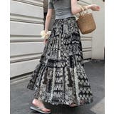 カットジャガードハイウエストロングスカート | Ulysses | 詳細画像2