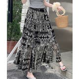 カットジャガードハイウエストロングスカート | Ulysses | 詳細画像4