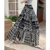 カットジャガードハイウエストロングスカート | Ulysses | 詳細画像7