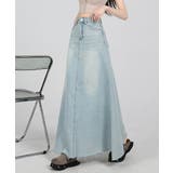 ハイウエストロングデニムスカート | Ulysses | 詳細画像1 