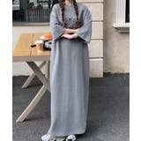 ロングクルーネック半袖ニットワンピース | Ulysses | 詳細画像2