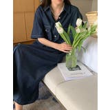 シングルブレストボタンダウンデニムワンピース | Ulysses | 詳細画像5 