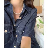 シングルブレストボタンダウンデニムワンピース | Ulysses | 詳細画像6 