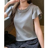 フリルクルーネック半袖Tシャツ | Ulysses | 詳細画像4
