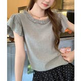 フリルクルーネック半袖Tシャツ | Ulysses | 詳細画像6