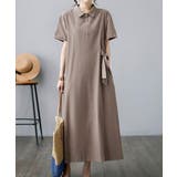 リボンボタンダウン半袖ワンピース | Ulysses | 詳細画像1 