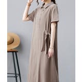 リボンボタンダウン半袖ワンピース | Ulysses | 詳細画像2 