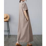 リボンボタンダウン半袖ワンピース | Ulysses | 詳細画像3 