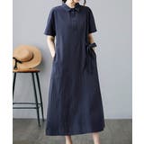 リボンボタンダウン半袖ワンピース | Ulysses | 詳細画像5 