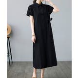 リボンボタンダウン半袖ワンピース | Ulysses | 詳細画像7 