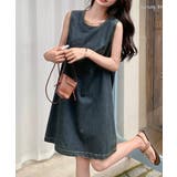 バック中空デニムワンピース | Ulysses | 詳細画像1