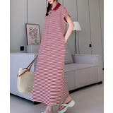 ボーダー柄ボタンダウン袖なしワンピース | Ulysses | 詳細画像7 