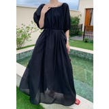 リボンクルーネックリラックスロングワンピース | Ulysses | 詳細画像2