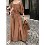 リボンクルーネックリラックスロングワンピース | Ulysses | 詳細画像5