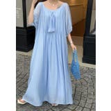 リボンクルーネックリラックスロングワンピース | Ulysses | 詳細画像7