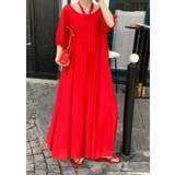 リボンクルーネックリラックスロングワンピース | Ulysses | 詳細画像8