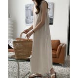 シンプルクルーネック袖なしワンピース | Ulysses | 詳細画像1