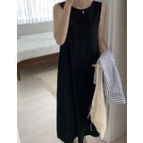 シンプルクルーネック袖なしワンピース | Ulysses | 詳細画像6