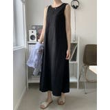 シンプルクルーネック袖なしワンピース | Ulysses | 詳細画像7